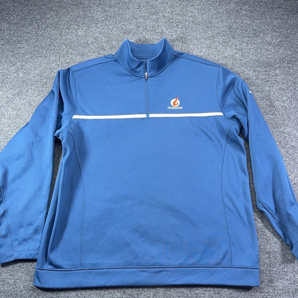 Nike Golf Therma-Fit Tour Performance 1/4 Zip Pullover‎ Blue Mens Jacket XL